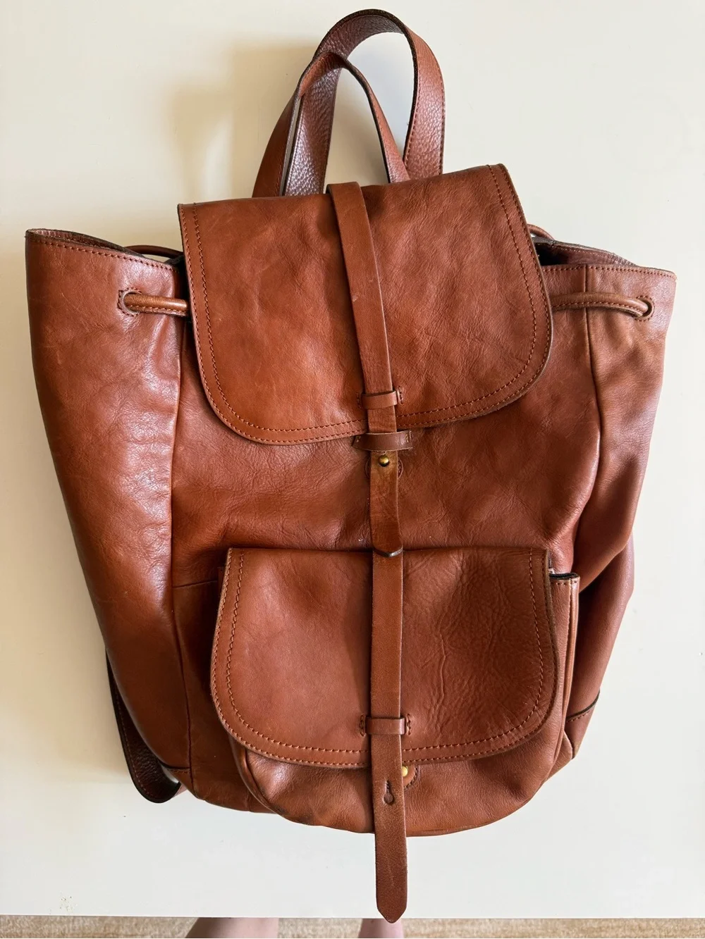 Madewell Transport Rucksack - Brown Leather